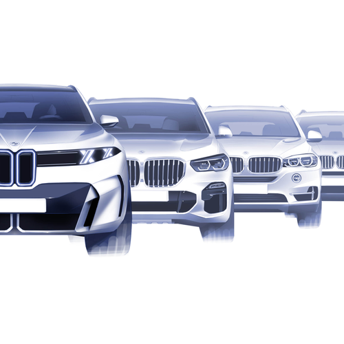 2027 BMW iX5 60 xDrive G65 Sketches