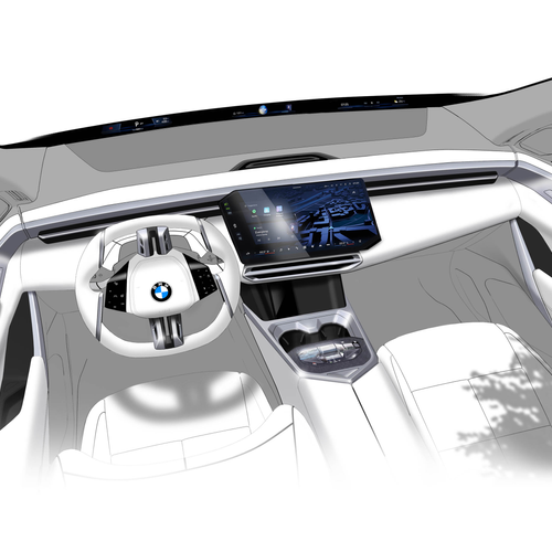 2027 BMW iX5 60 xDrive G65 Sketches