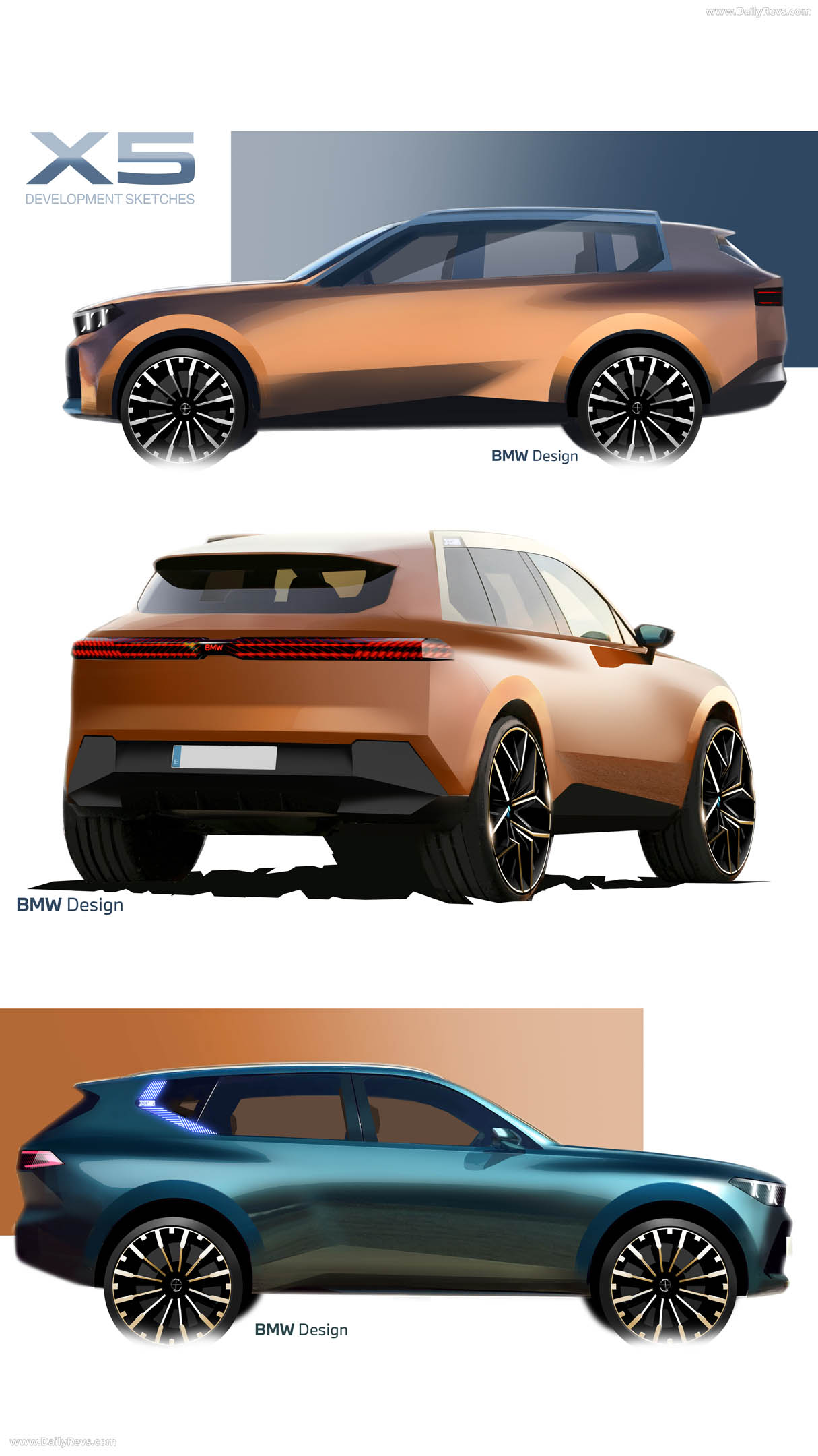 2027 BMW X5 M60e G65 Sketches