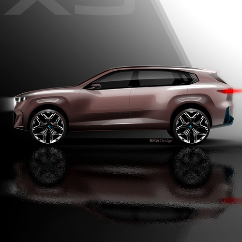 2027 BMW X5 Long Wheelbase G65 Sketches