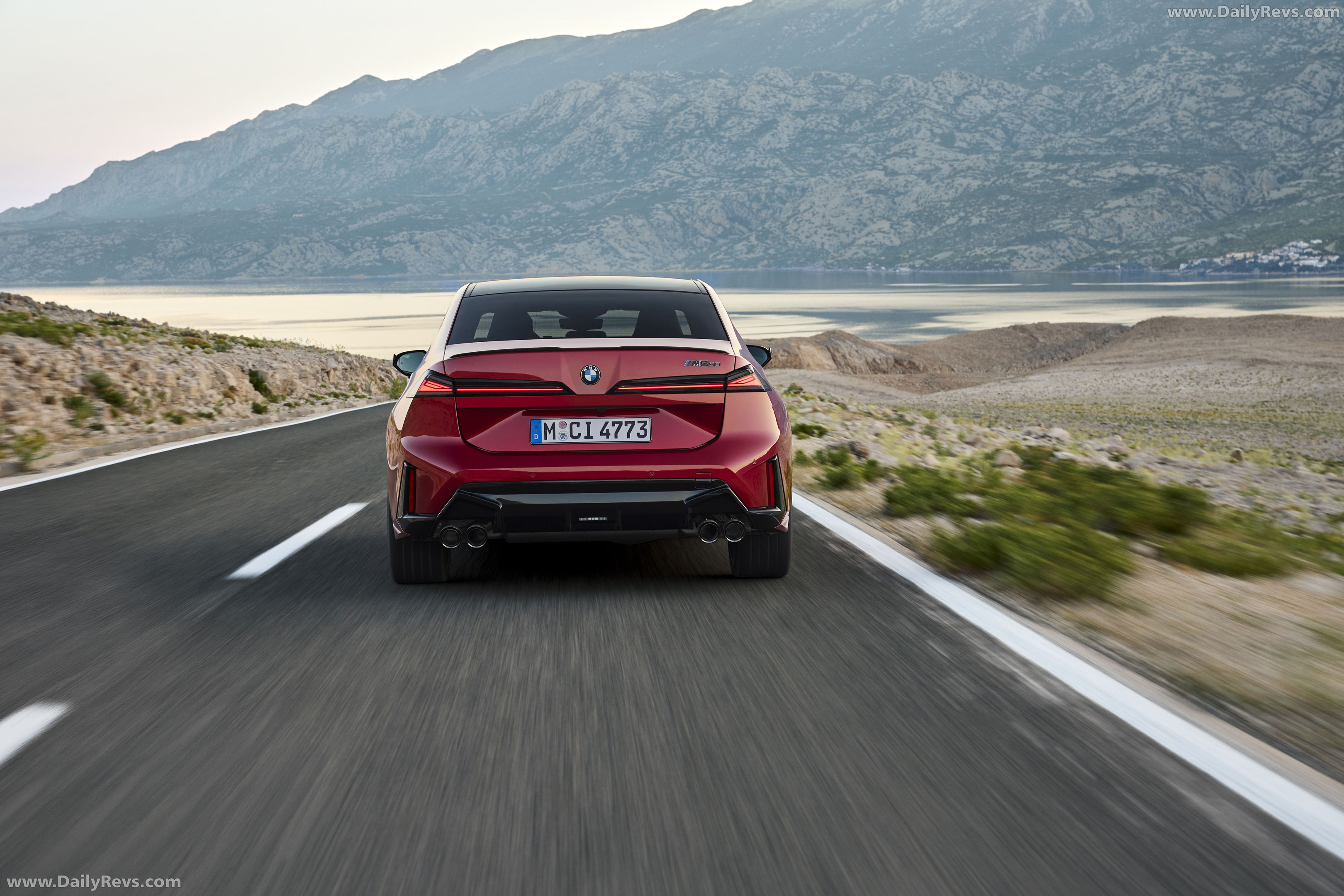 2027 BMW M350 xDrive G50 Rear View