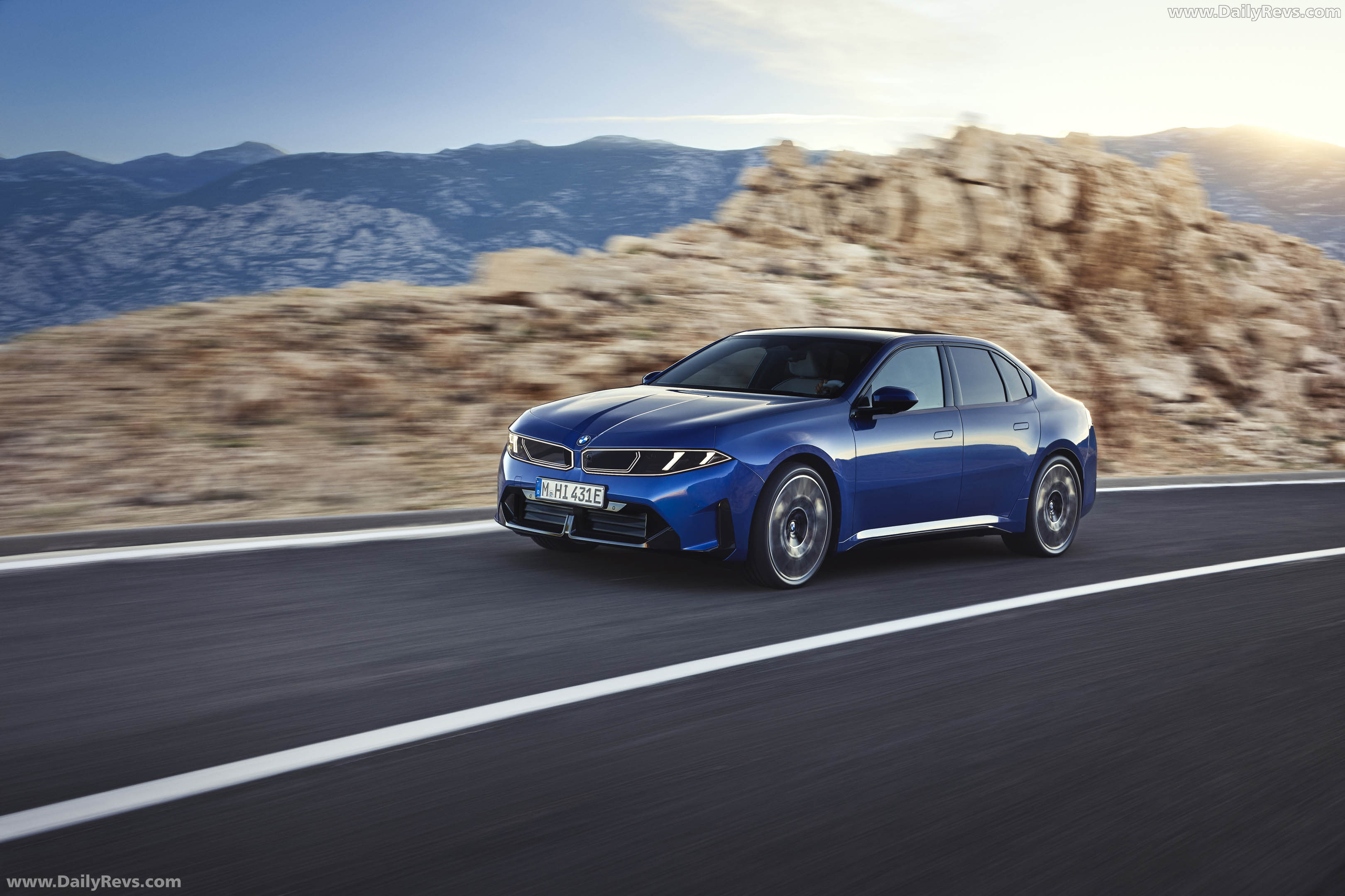 2027 BMW i3 50 xDrive NA0 M Le Castellet Blue Front View