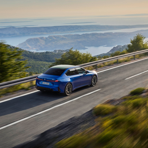 2027 BMW i3 50 xDrive NA0 M Le Castellet Blue Rear View
