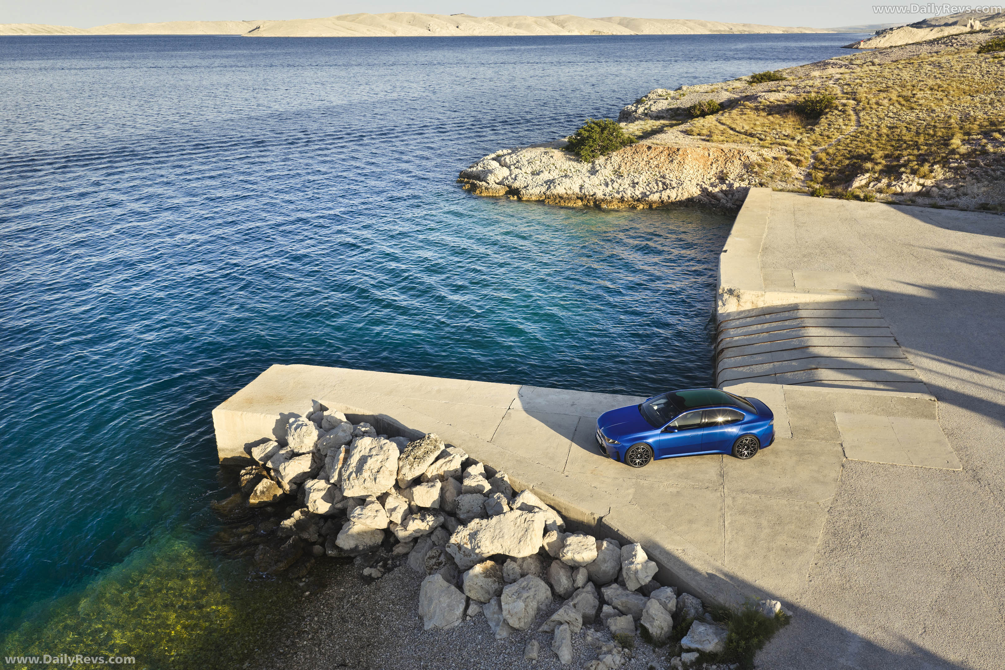 2027 BMW i3 50 xDrive NA0 M Le Castellet Blue Top View