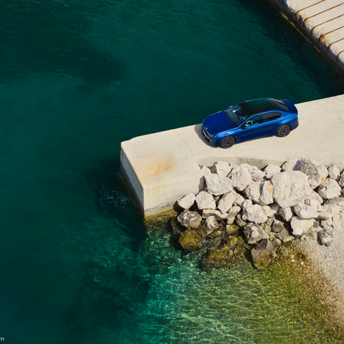 2027 BMW i3 50 xDrive NA0 M Le Castellet Blue Top View