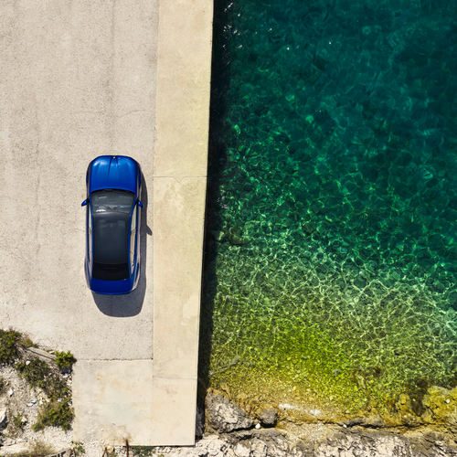 2027 BMW i3 50 xDrive NA0 M Le Castellet Blue Top View