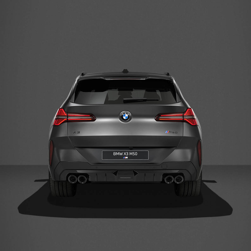 2026 BMW X3 M50 xDrive Black Package G45 Rear View