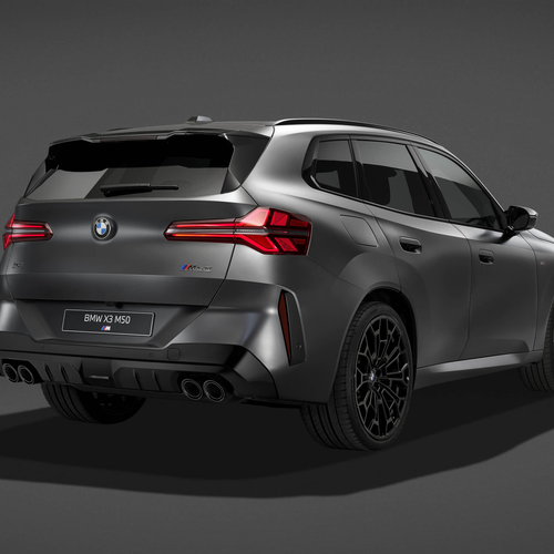 2026 BMW X3 M50 xDrive Black Package G45 Rear View