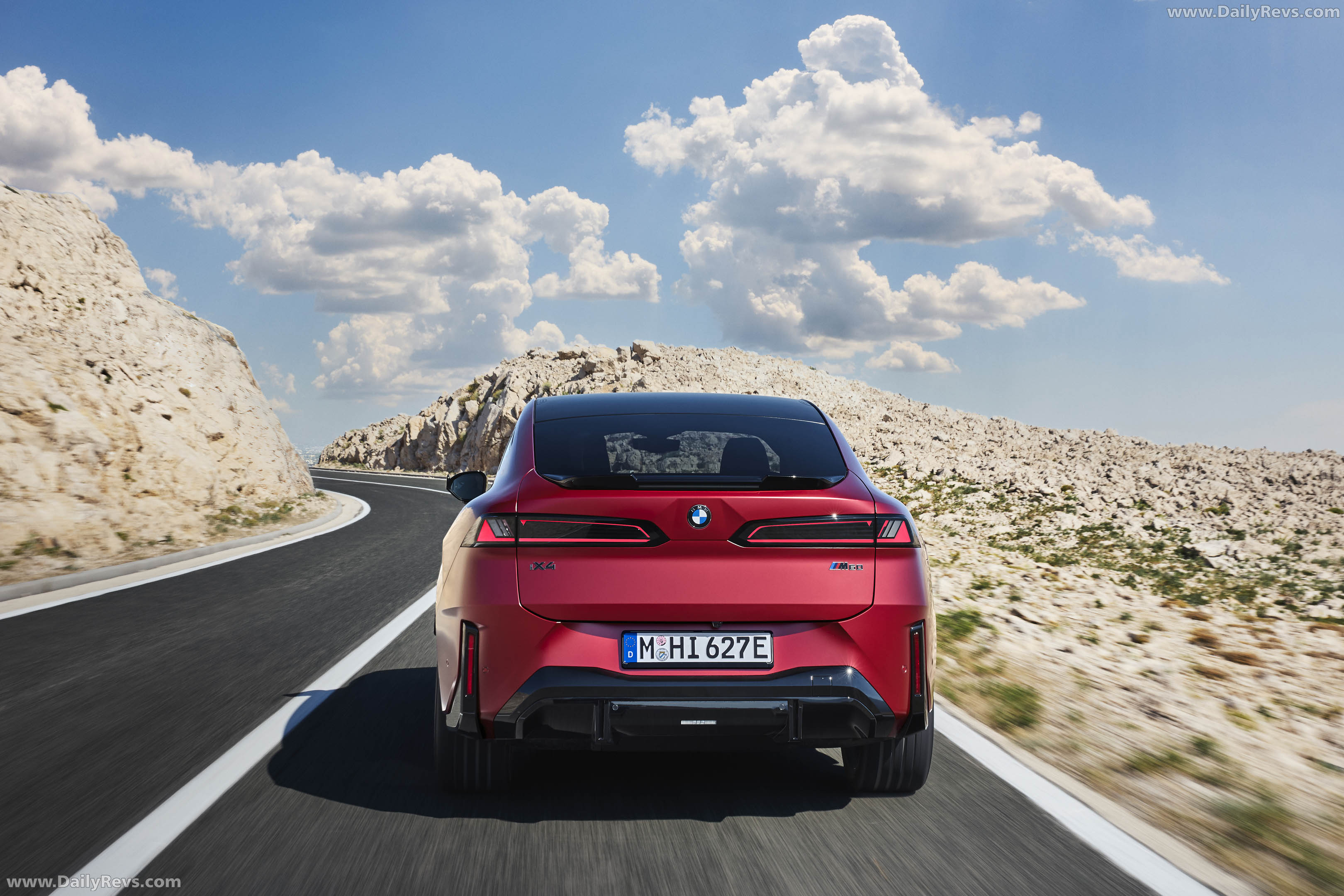 2027 BMW iX4 M60 xDrive NA7 Rear View