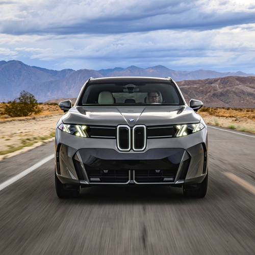 2027 BMW iX5 60 xDrive G65 Pine Grey Front View