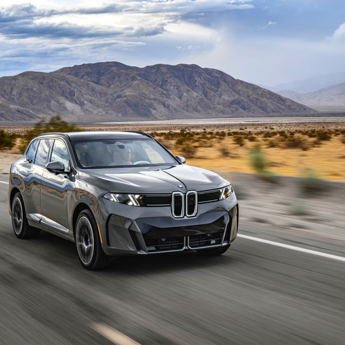 2027 BMW iX5 60 xDrive G65 Pine Grey Front View