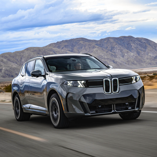 2027 BMW iX5 60 xDrive G65 Pine Grey Front View