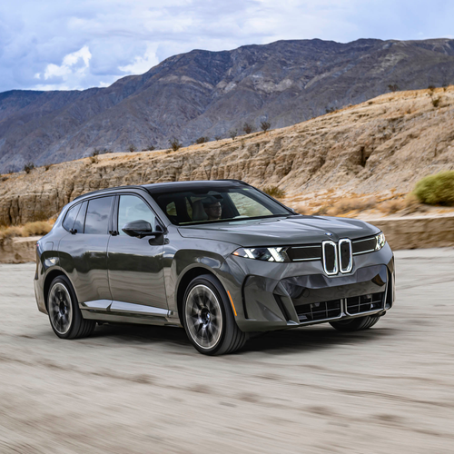 2027 BMW iX5 60 xDrive G65 Pine Grey Front View