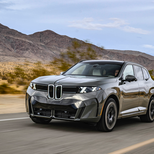 2027 BMW iX5 60 xDrive G65 Pine Grey Front View