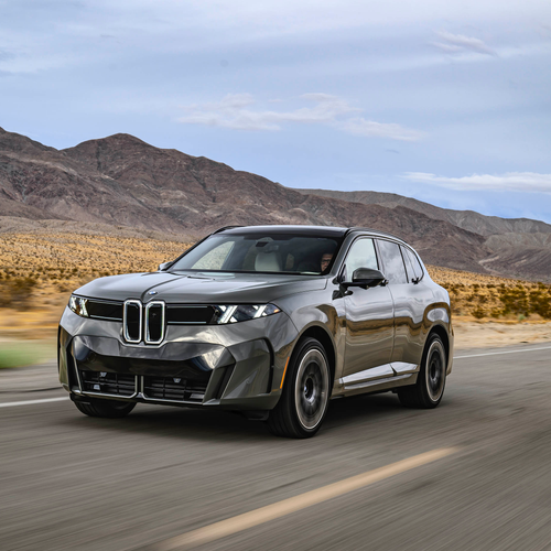 2027 BMW iX5 60 xDrive G65 Pine Grey Front View