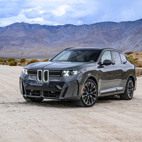 2027 BMW iX5 60 xDrive G65 Pine Grey Front View