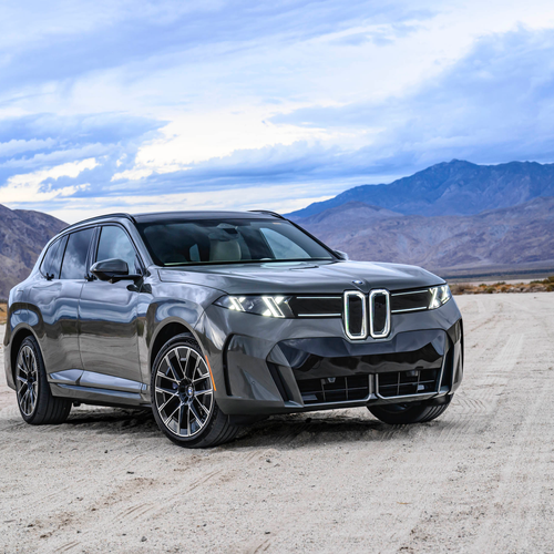 2027 BMW iX5 60 xDrive G65 Pine Grey Front View
