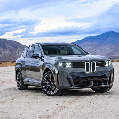 2027 BMW iX5 60 xDrive G65 Pine Grey Front View