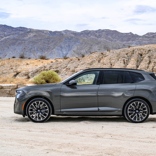 2027 BMW iX5 60 xDrive G65 Pine Grey Side View