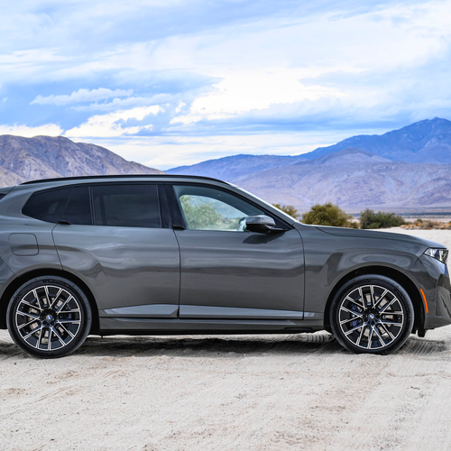 2027 BMW iX5 60 xDrive G65 Pine Grey Side View