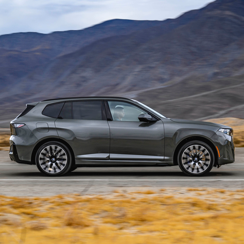 2027 BMW iX5 60 xDrive G65 Pine Grey Side View