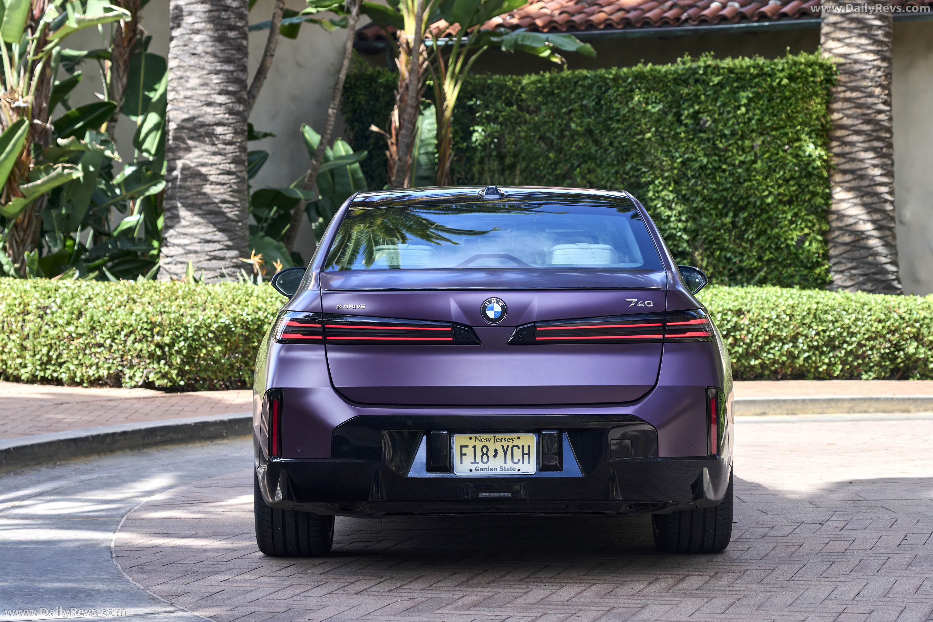 2027 BMW 740 xDrive M Sport Package Pro G70 Rear View