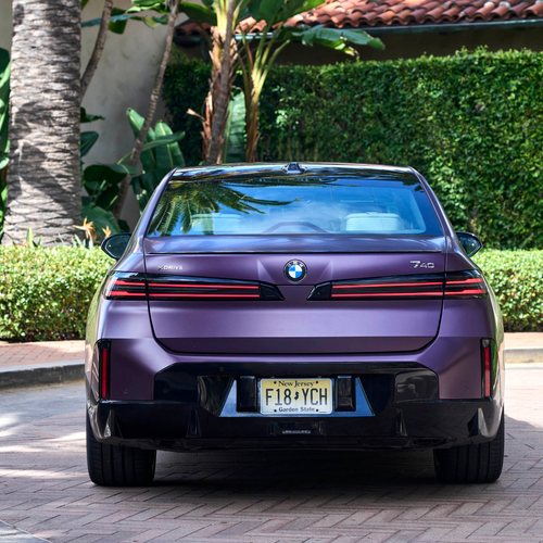 2027 BMW 740 xDrive M Sport Package Pro G70 Rear View