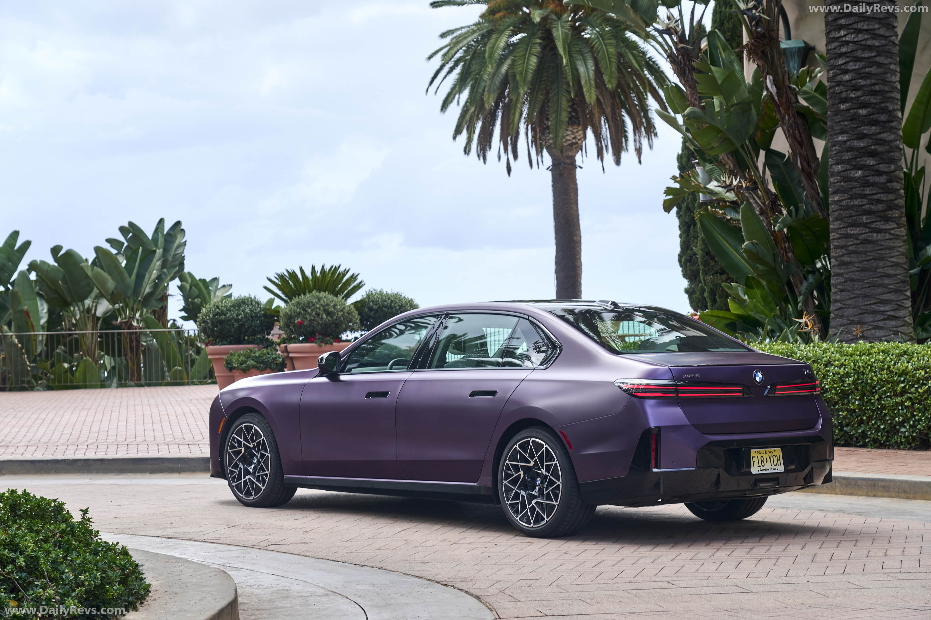 2027 BMW 740 xDrive M Sport Package Pro G70 Rear View