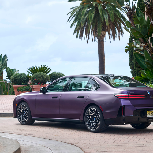 2027 BMW 740 xDrive M Sport Package Pro G70 Rear View