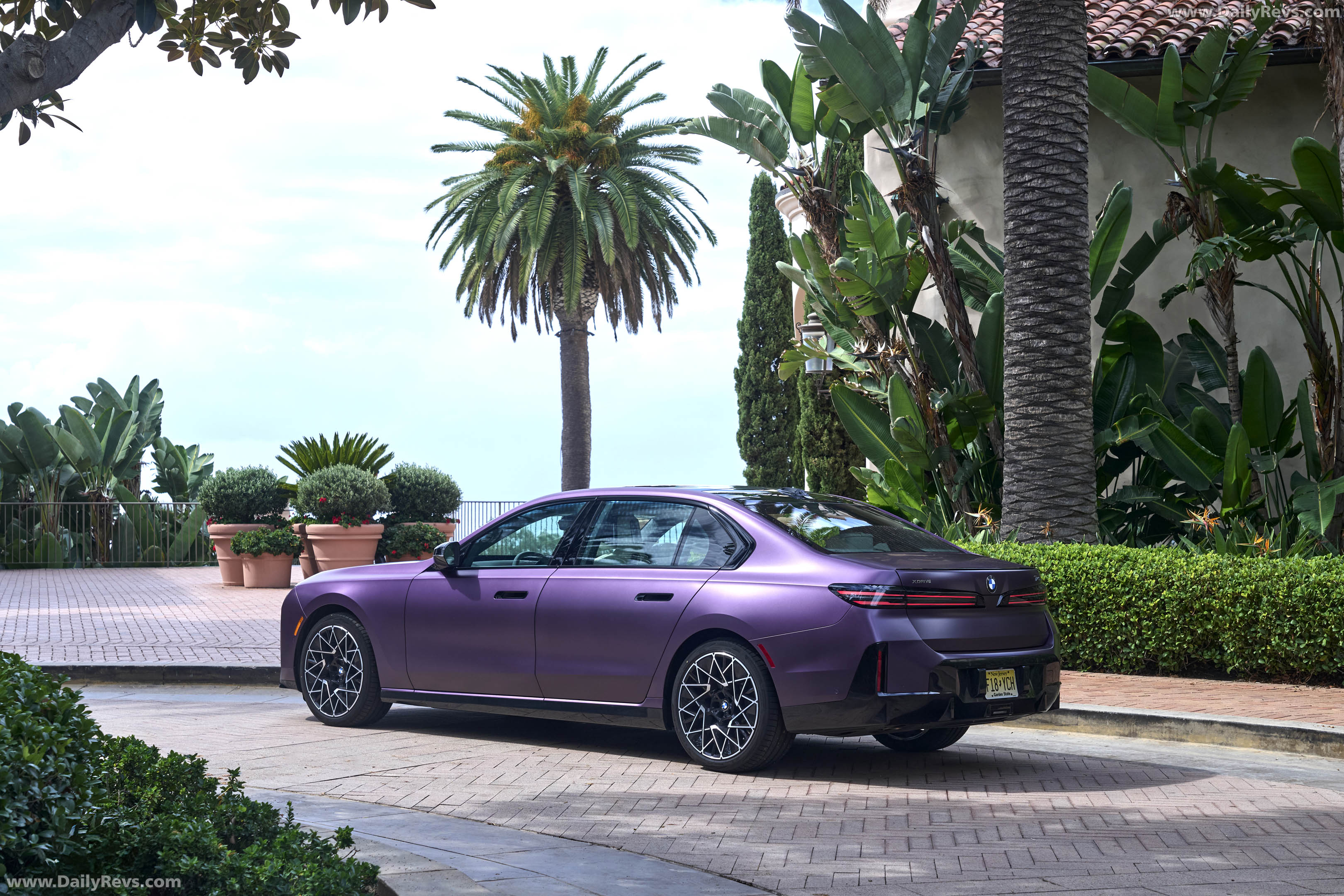 2027 BMW 740 xDrive M Sport Package Pro G70 Rear View
