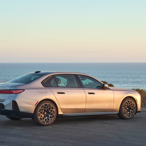 2027 BMW 740 xDrive M Sport Package G70 Rear View