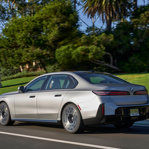 2027 BMW 740 xDrive M Sport Package G70 Rear View