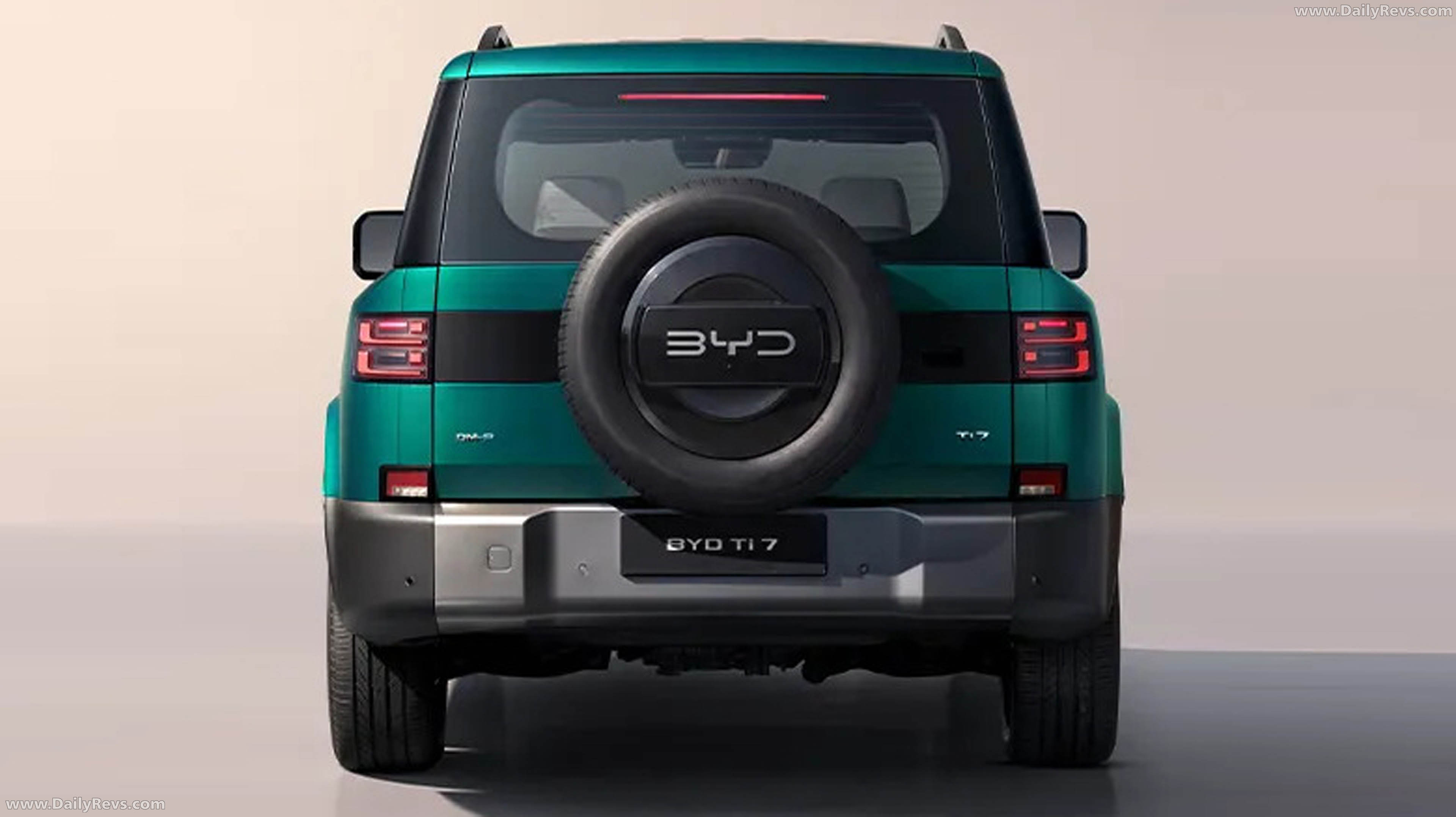 2027 BYD Ti 7 Rear View