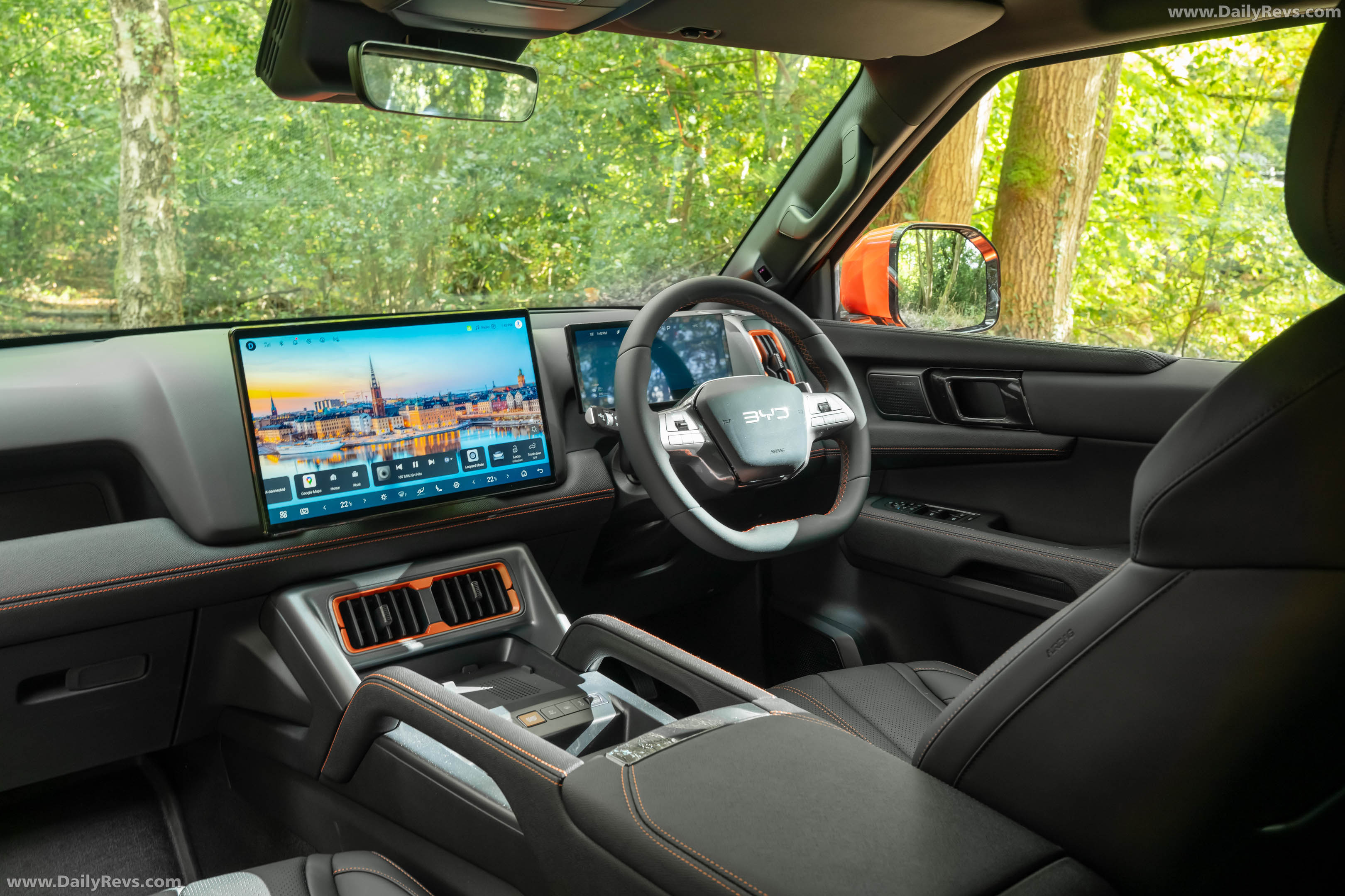 2026 BYD Shark Sunrise Orange Interior