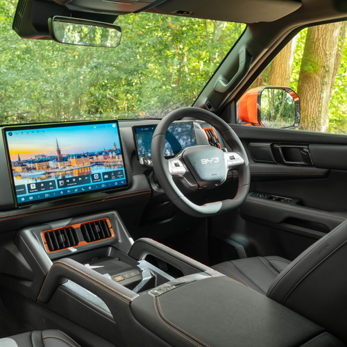 2026 BYD Shark Sunrise Orange Interior