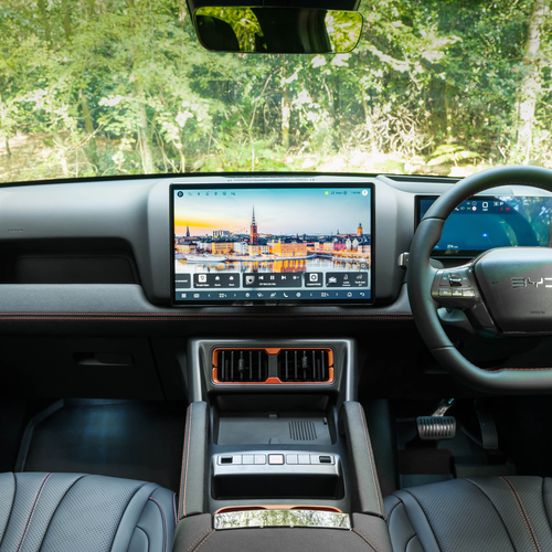 2026 BYD Shark Sunrise Orange Interior