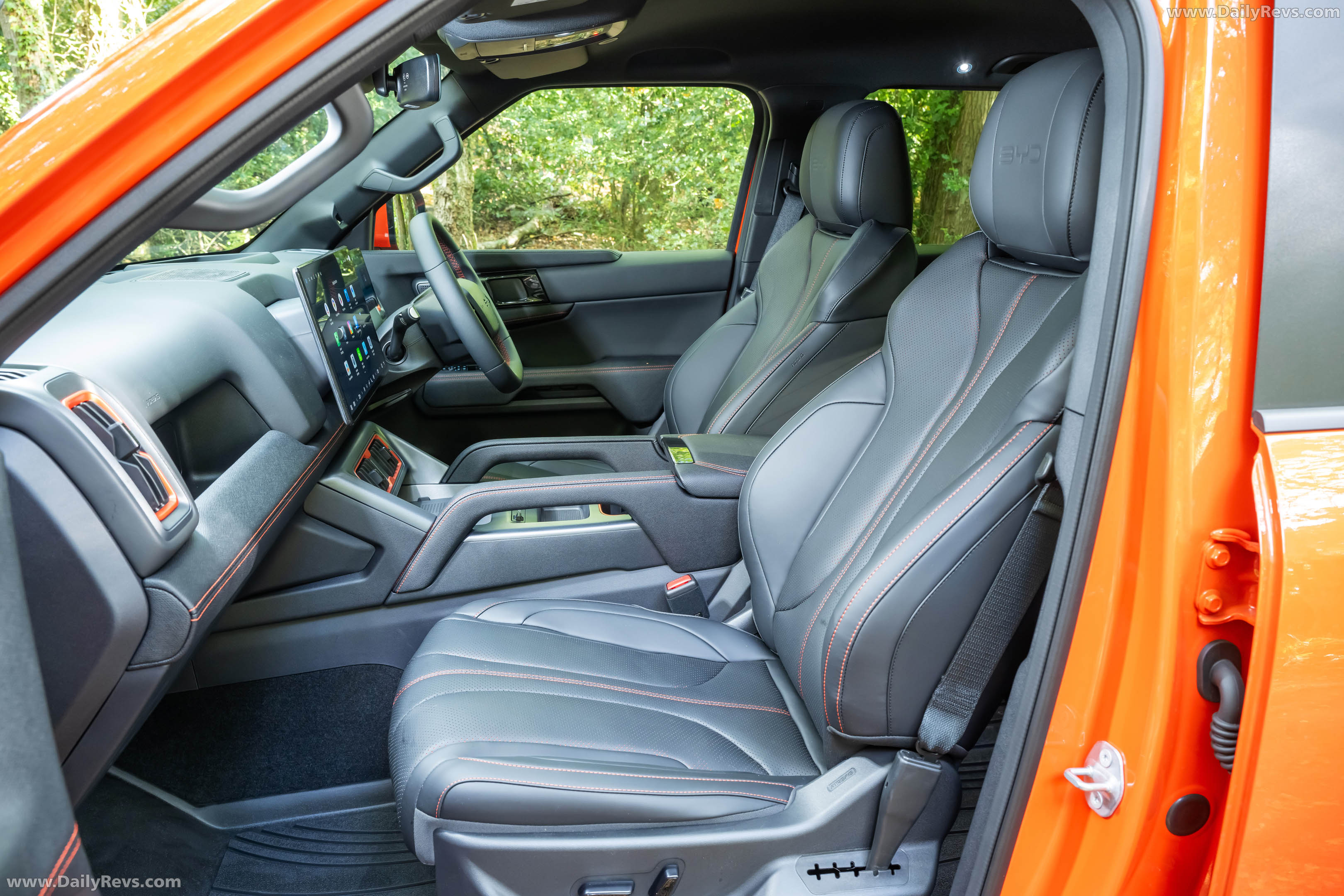 2026 BYD Shark Sunrise Orange Interior
