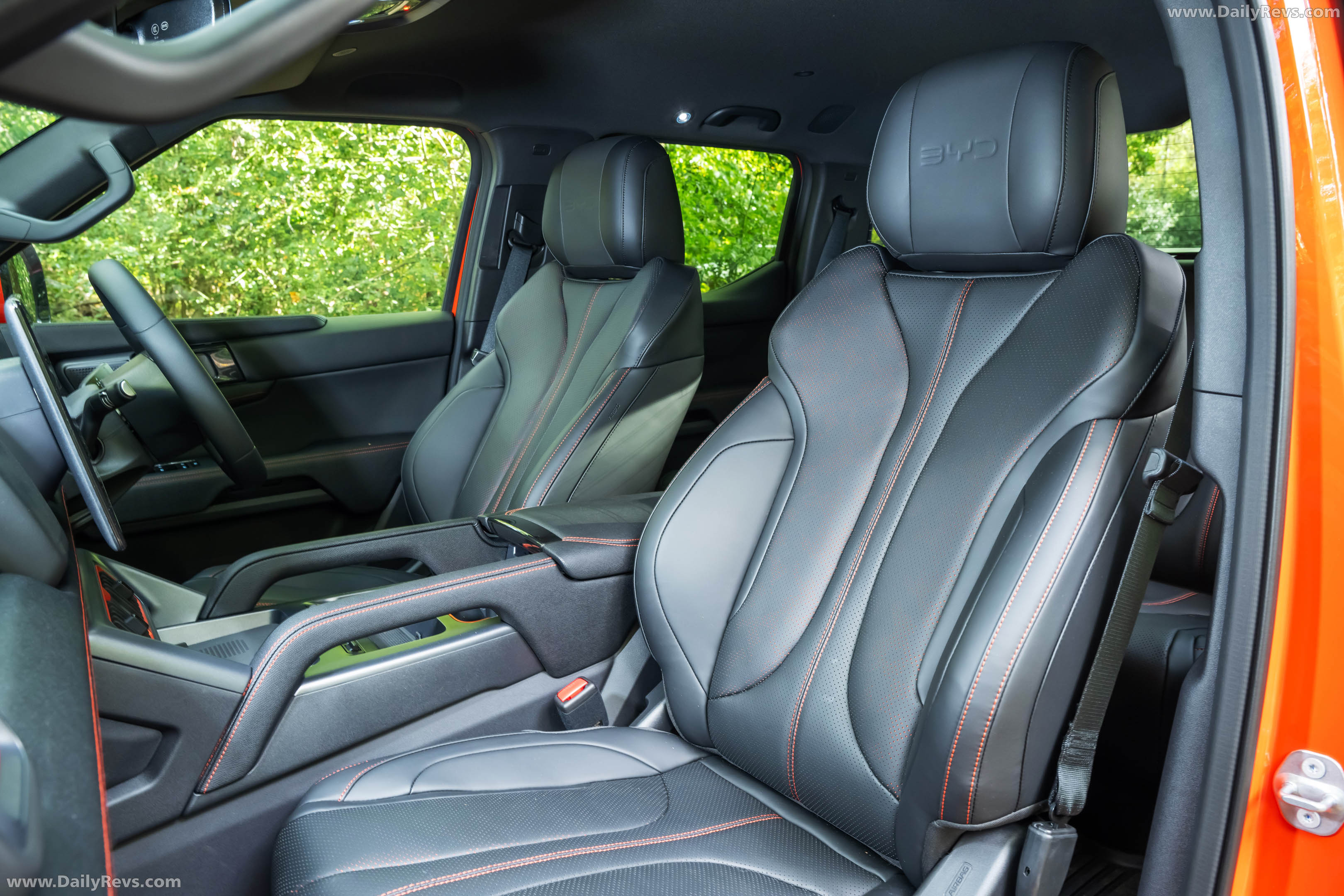 2026 BYD Shark Sunrise Orange Interior