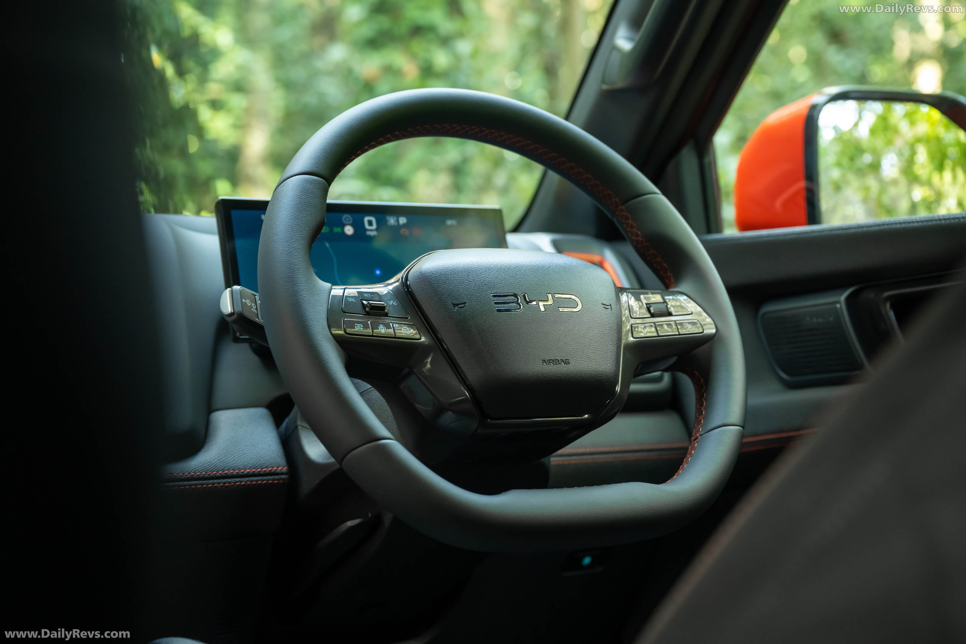 2026 BYD Shark Sunrise Orange Interior