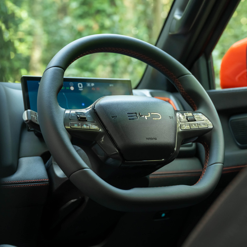 2026 BYD Shark Sunrise Orange Interior