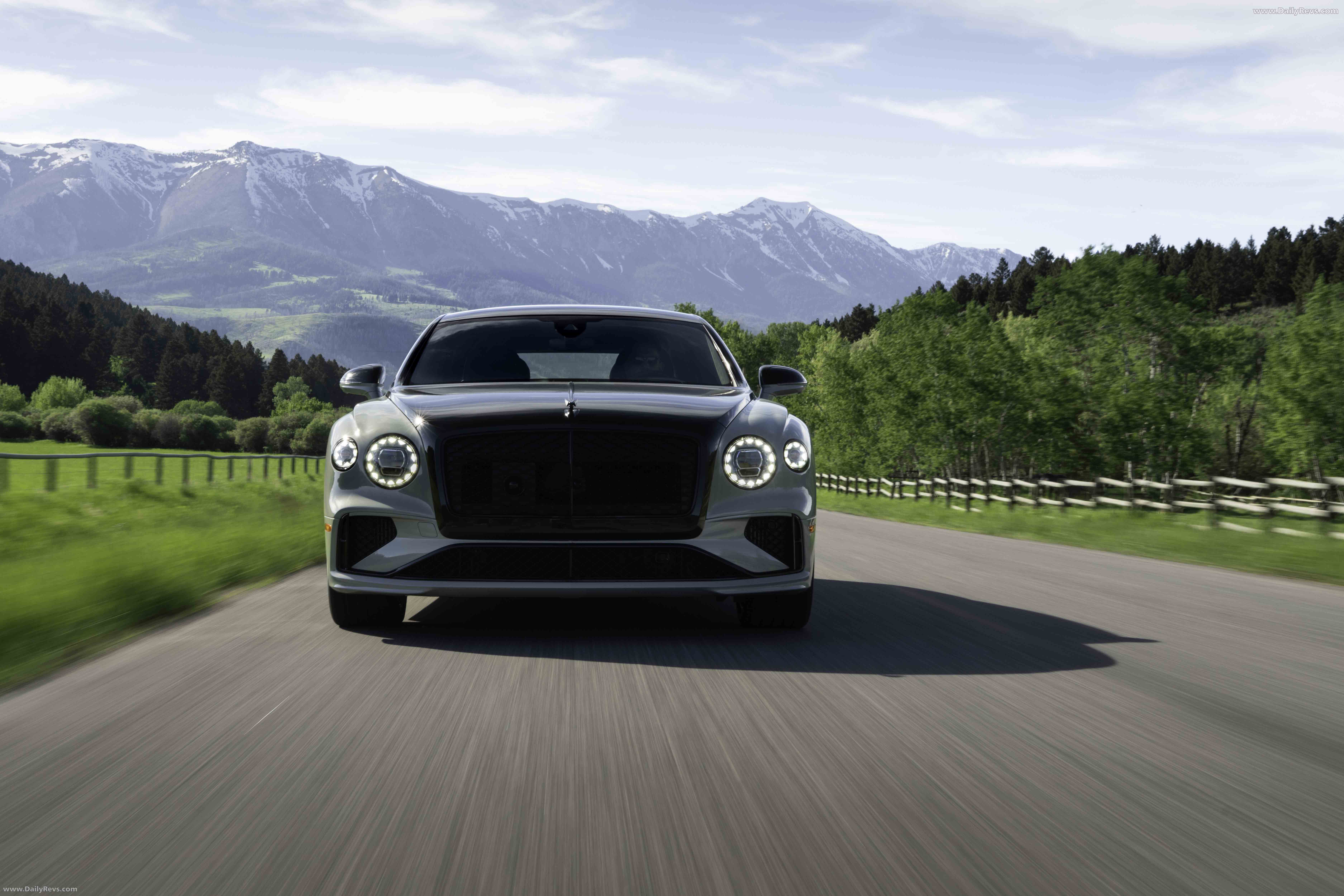 2025 Bentley Flying Spur Cumbarian Green Front View