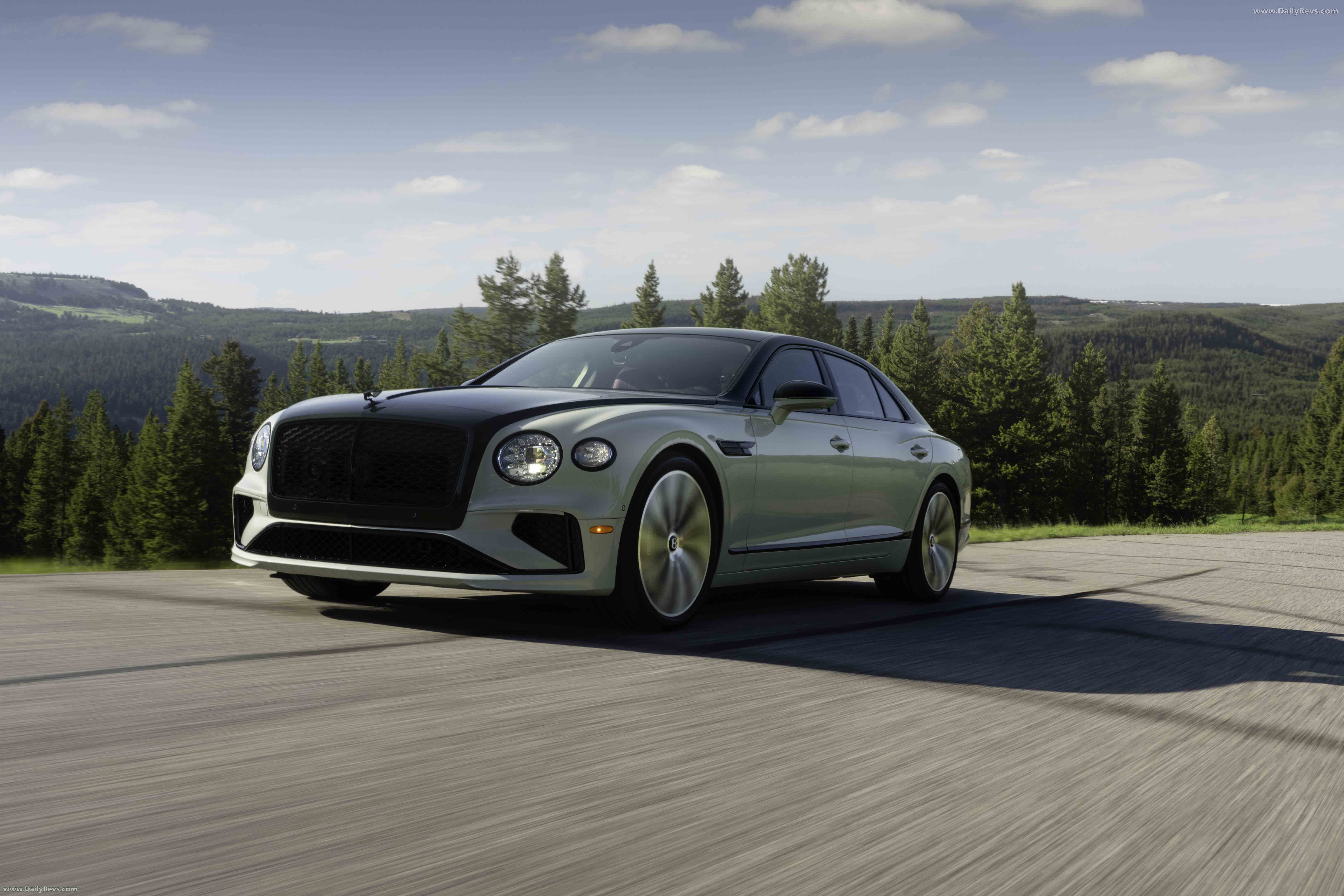 2025 Bentley Flying Spur Cumbarian Green Front View