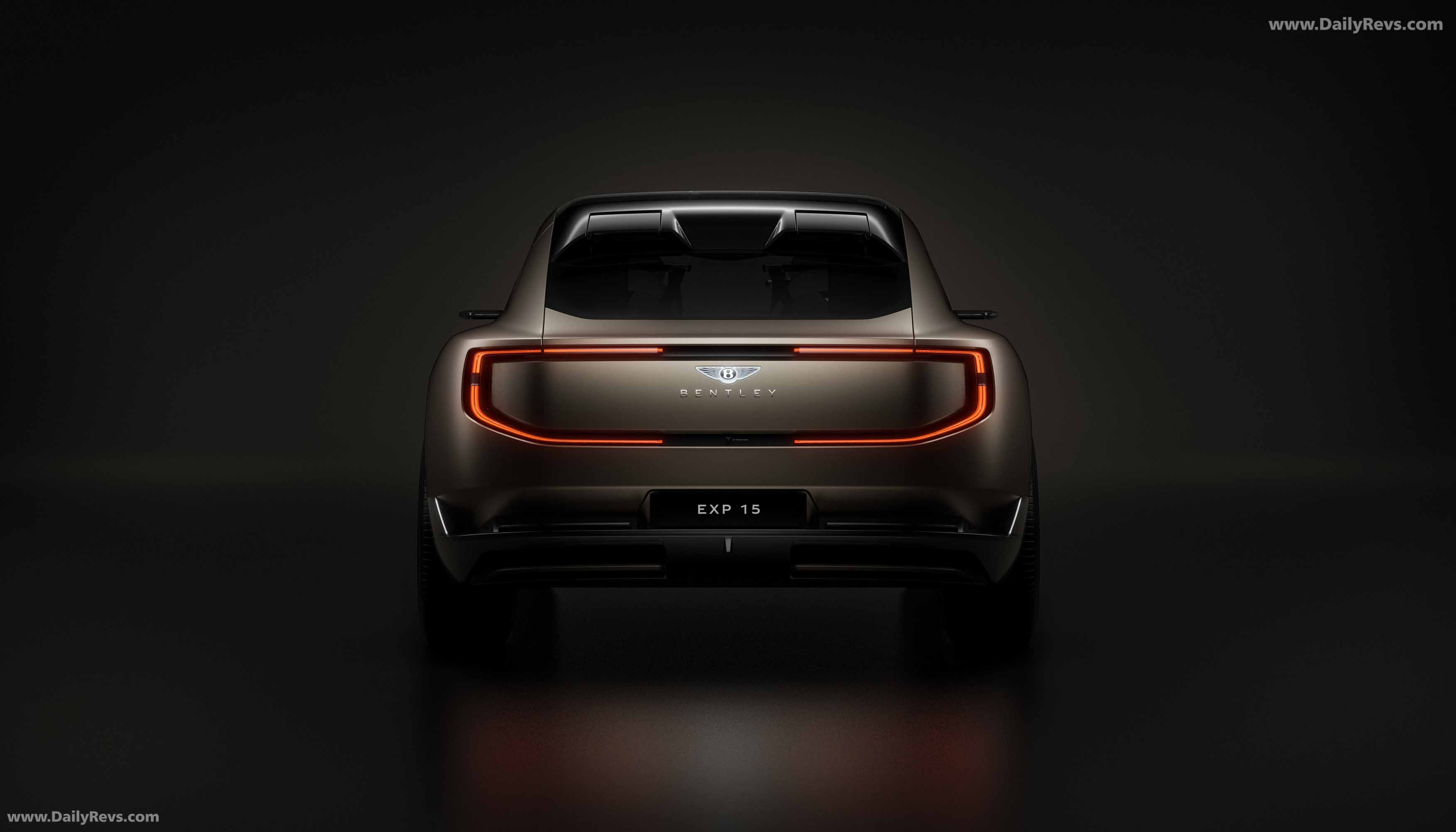 2025 Bentley EX 15 Concept Rear View