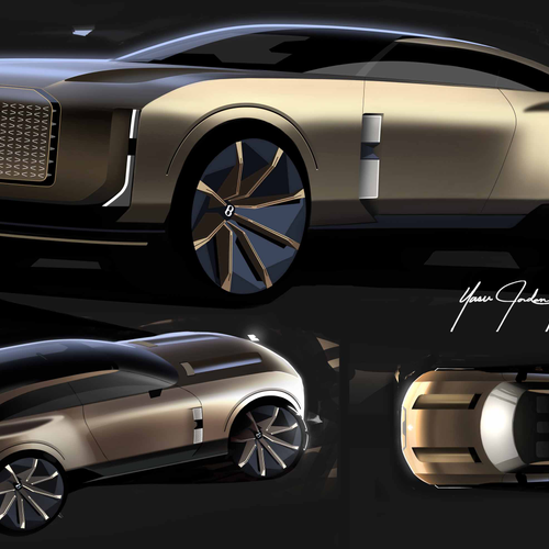 2025 Bentley EX 15 Concept Sketches