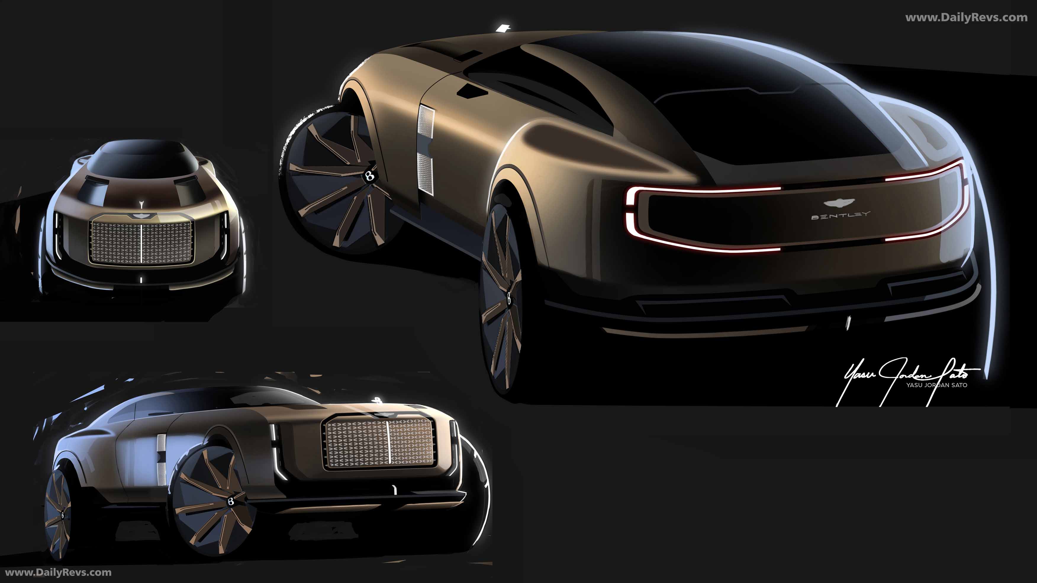 2025 Bentley EX 15 Concept Sketches
