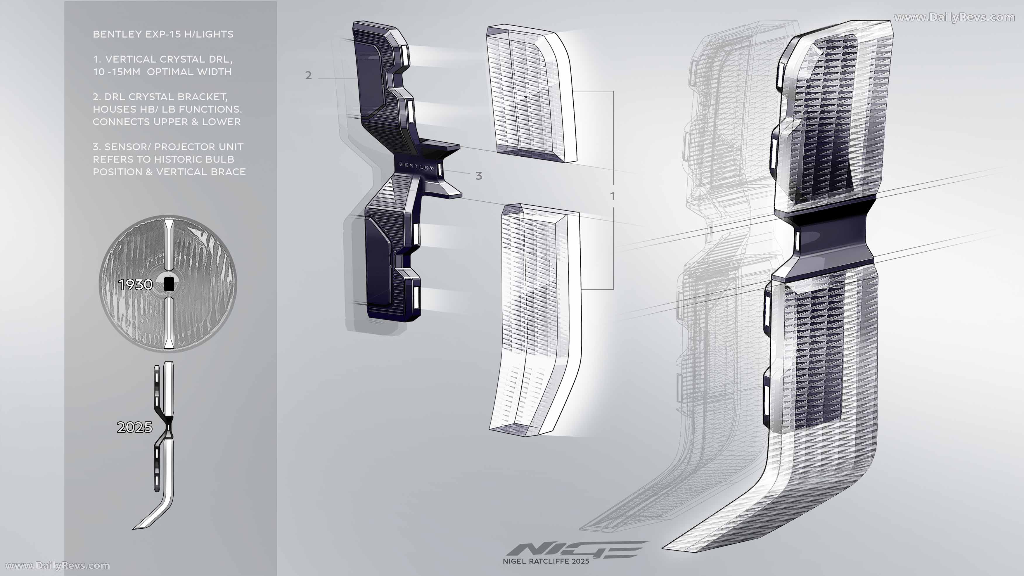 2025 Bentley EX 15 Concept Sketches