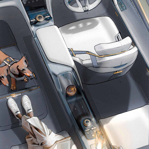 2025 Bentley EX 15 Concept Sketches