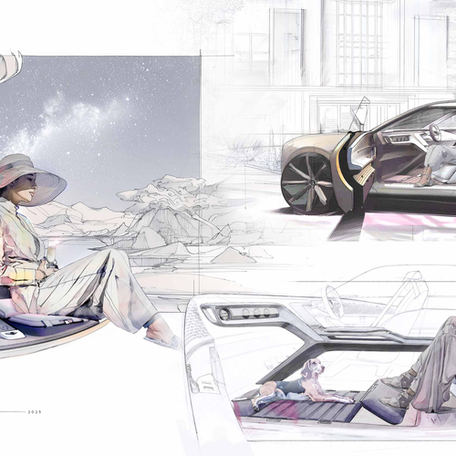 2025 Bentley EX 15 Concept Sketches