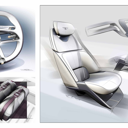 2025 Bentley EX 15 Concept Sketches