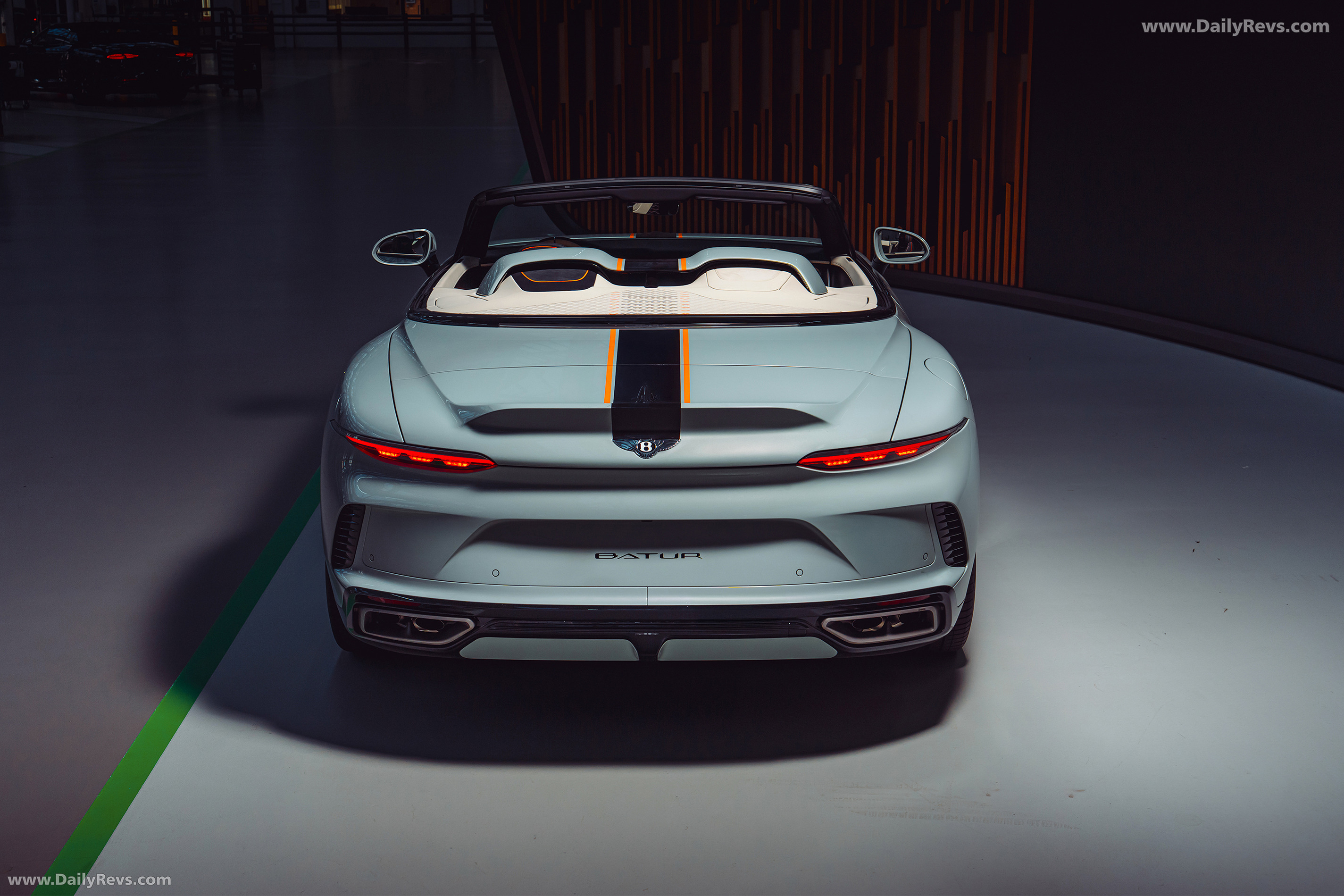 2026 Bentley Batur Convertible Mulliner Rear View
